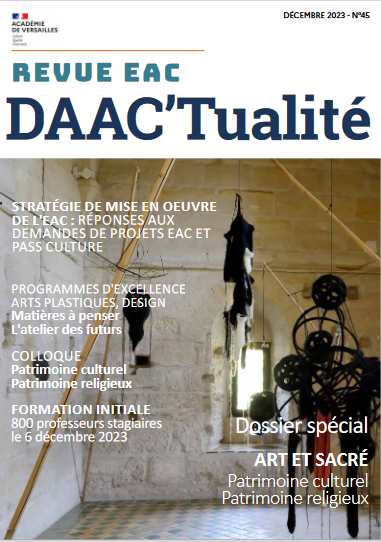 Premiére de couverture DAAC'tualité décembre 2023