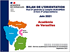 Bilan de l'orientation 2021 post 3e