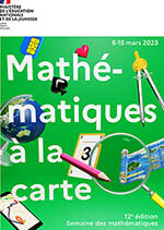 la semaine des mathématique du 6 au 15 mars 2023