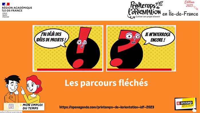Lien vers Genially Parcours fléchés