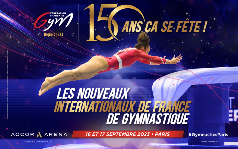 Nouveaux internationaux de gymnastique les 16 et 17 septembre à Bercy