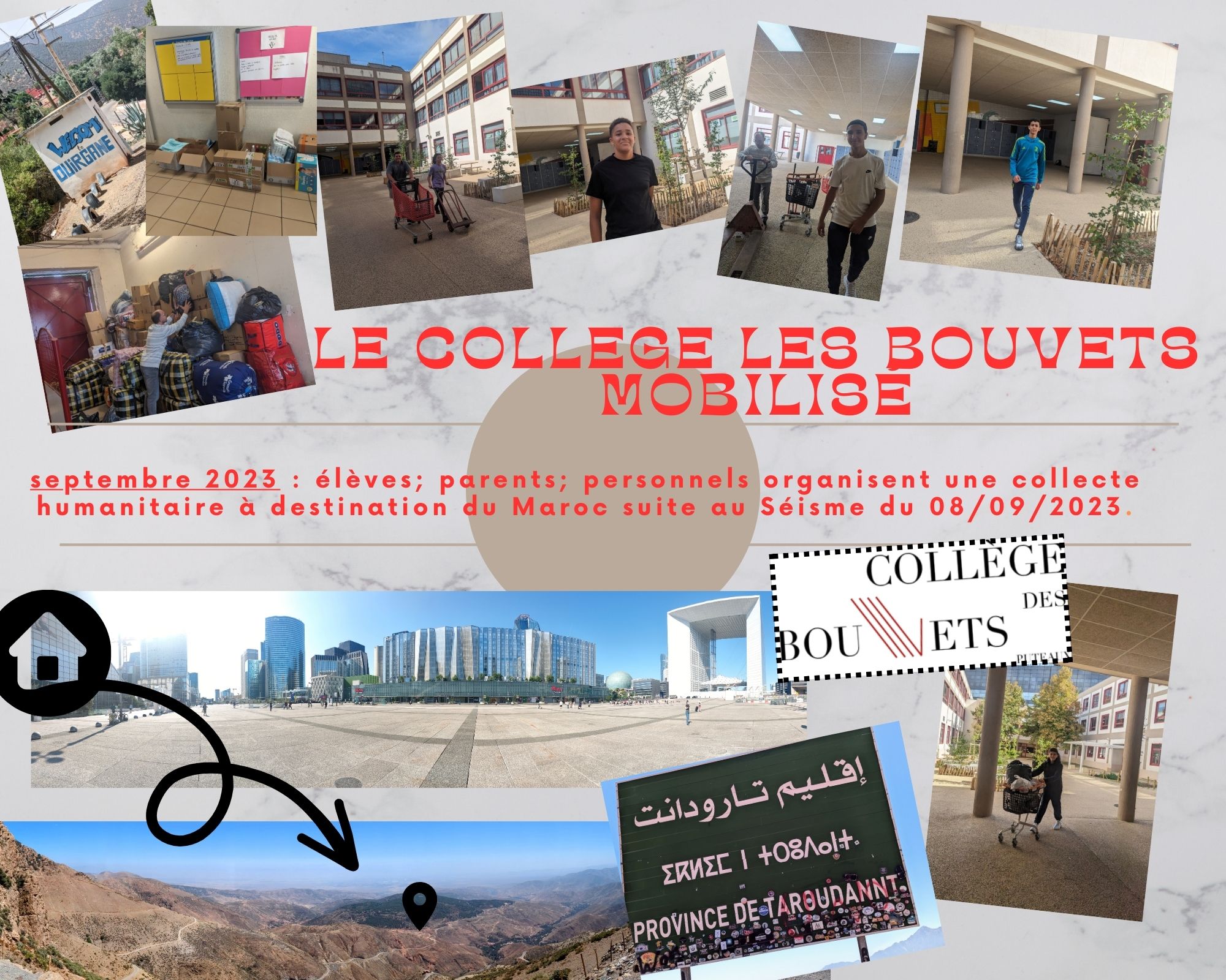 Publication - Le college les bouvets mobilisé