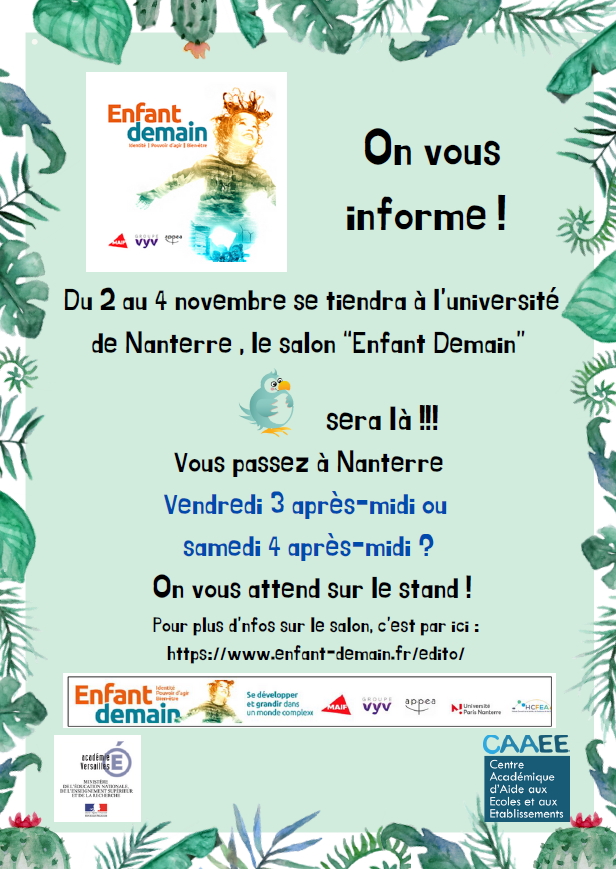 NouNAH au salon Enfant demain à Nanterre