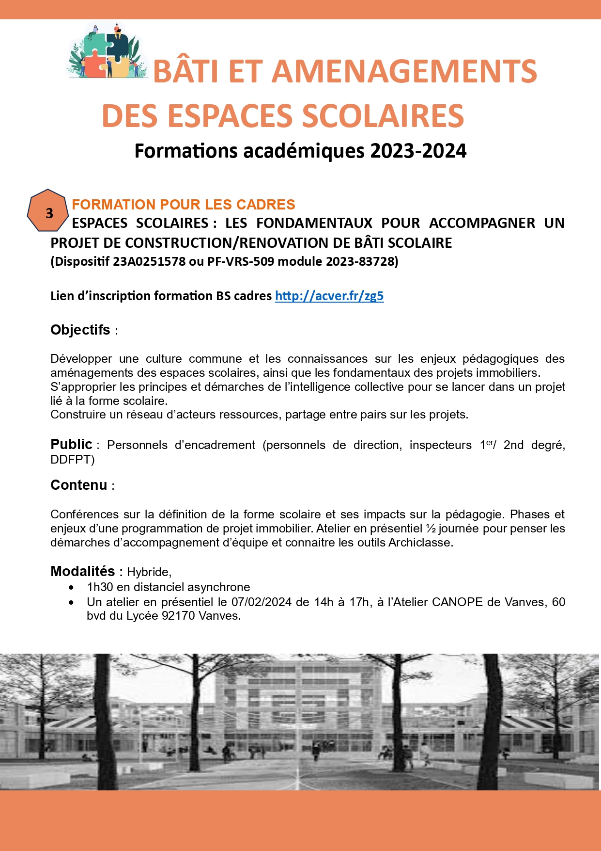 Formatios pour les cadres
