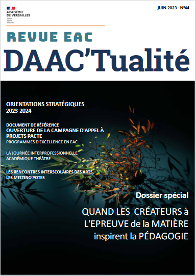 1er de couverture DAAC'tualité juin 2023