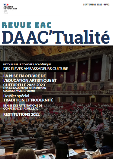 1er de couverture DAAC'tualité septembre 2022