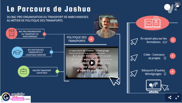 Voie pro : le parcours de Joshua