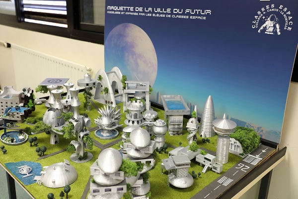 Maquette de la ville du futur