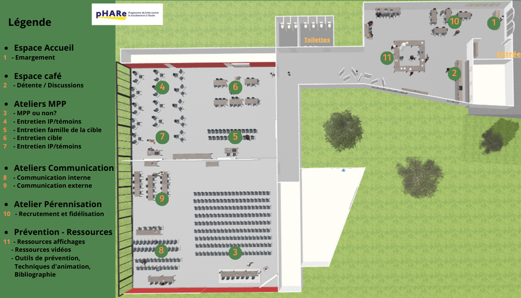 Plan Ateliers salle du Grand Veneur 2024