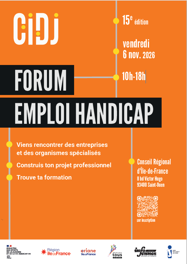 Affiche forum emploi handicap 2026