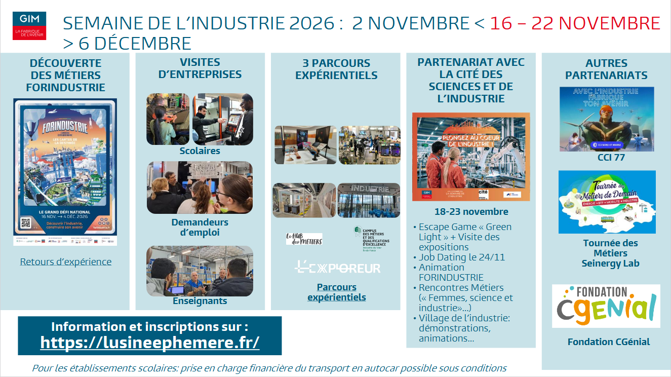 infographie semaine industrie 2026