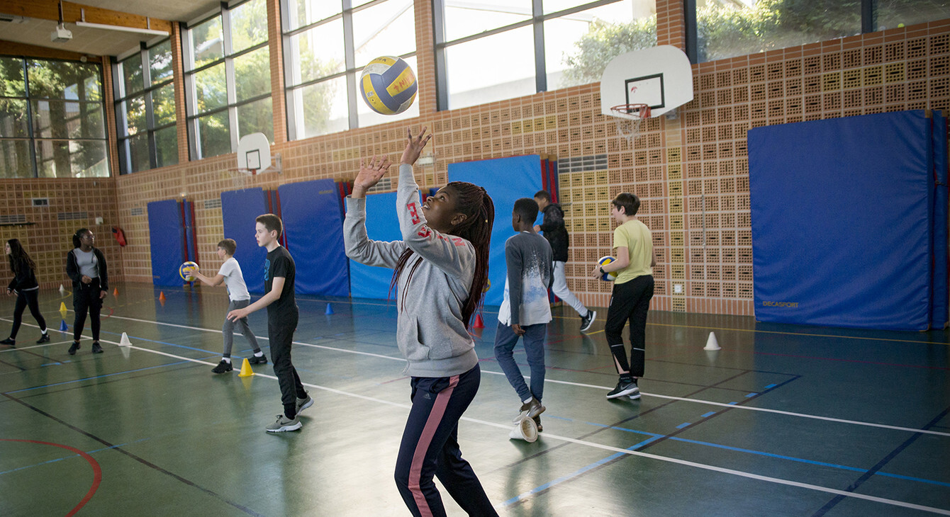 sport dans un gymnase