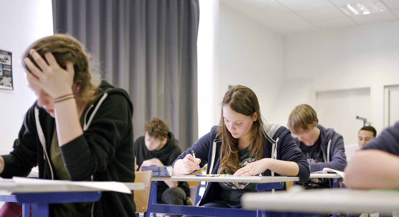 Etudiants en examen