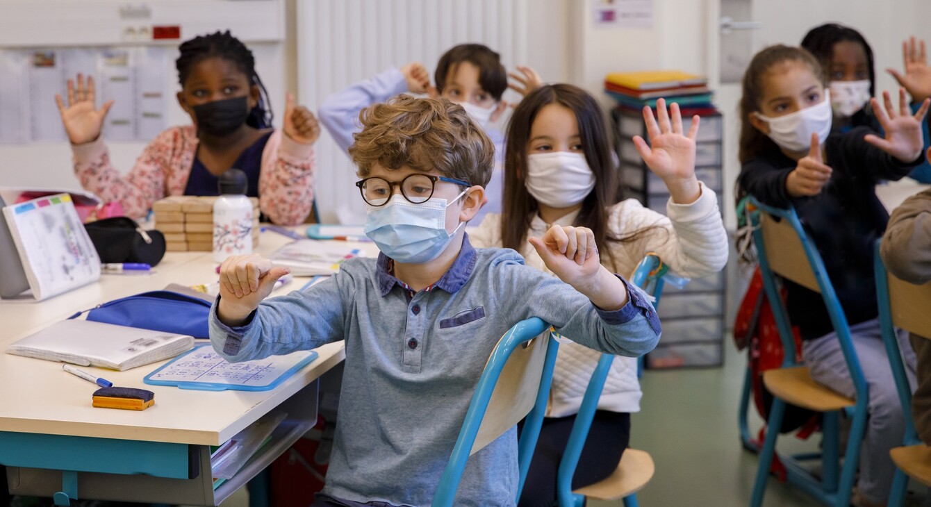 Des élèves en classe