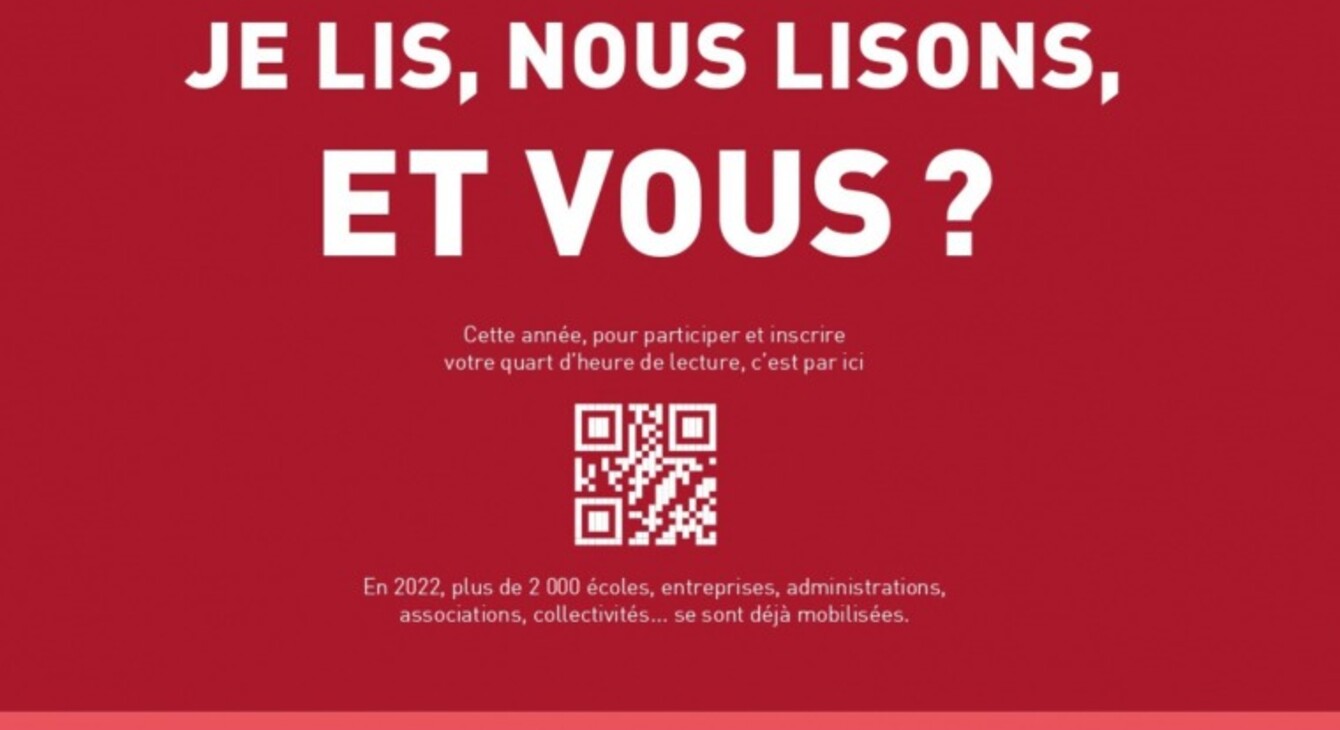 Le vendredi 10 mars 2023. Je lis, nous lisons et vous?  avec qr code 