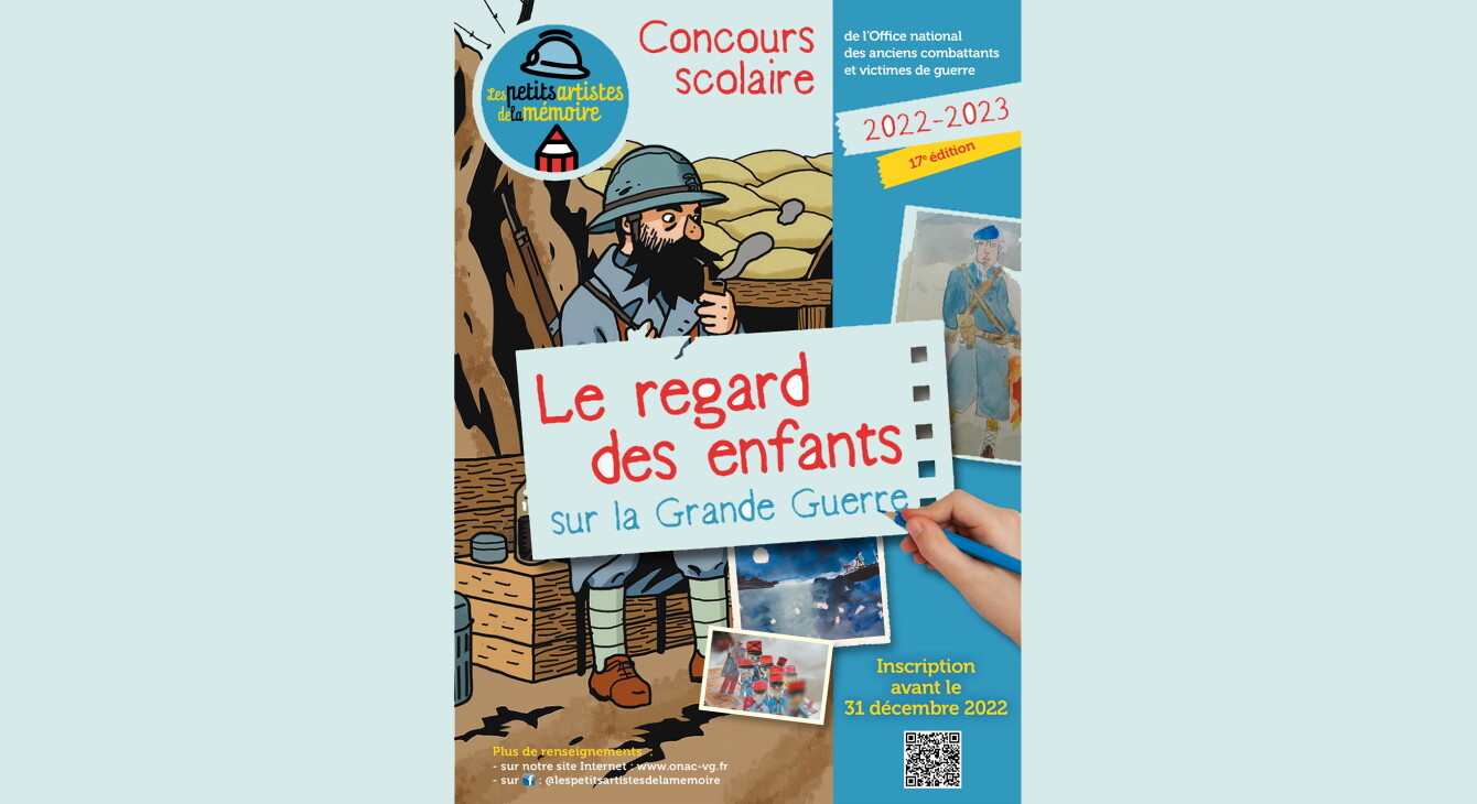 Concours "Les petits artistes de la mémoire" 2023 : le regard des enfants sur la Grande guerre