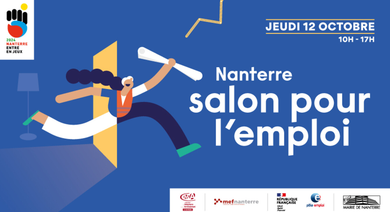 Salon pour l'emploi Nanterre jeudi 12 octobre 2023