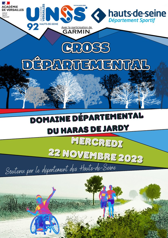 Affiche Cross départemental au haras de Jardy
