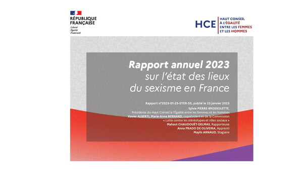Rapport 2023 du HCE sur l'état du sexisme en France