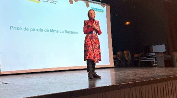Remise des prix "non au harcèlement" 2023 - rectrice