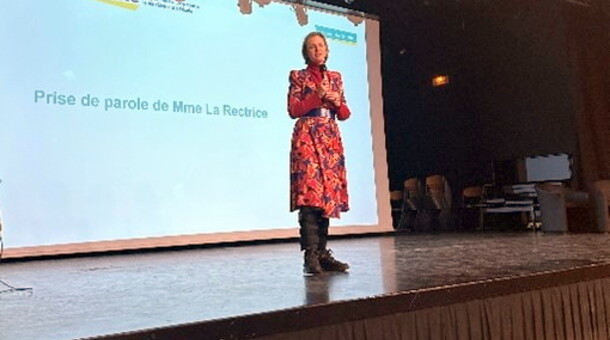 Remise des prix "non au harcèlement" 2023 - rectrice