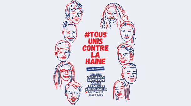 Visuel de la semaine contre le racisme et l'antisémitisme 2023