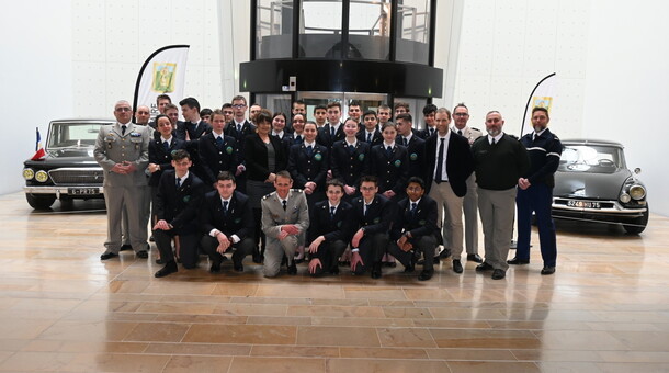 Semaine olympique et paralympique - lycée militaire Saint-Cyr - délégation au Musée De Gaulle