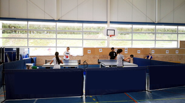 Jeux olympiques et paralympiques 2024 - journée parasport à l'Erea Toulouse-Latrec de Vaucresson : tennis de table