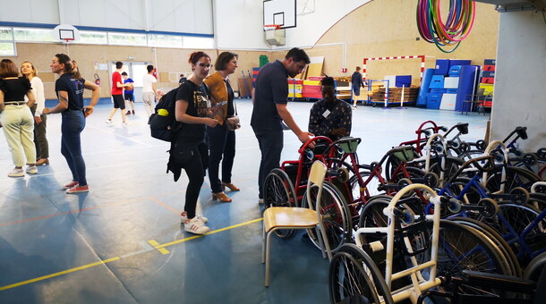 Jeux olympiques et paralympiques 2024 - journée parasport à l'Erea Toulouse-Latrec de Vaucresson