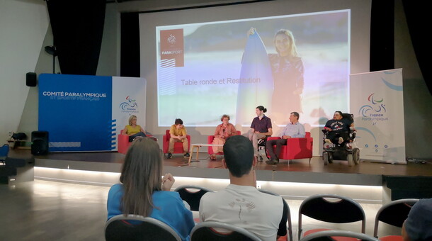 Jeux olympiques et paralympiques 2024 - journée parasport à l'Erea Toulouse-Latrec de Vaucresson : table-ronde