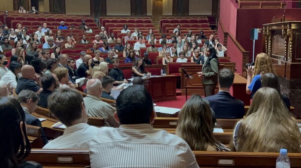 Finale interacadémique 2023 du concours d'éloquence "Trouve ta voix"