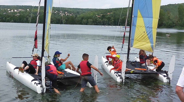 Jeux nautiques olympiques scolaires à Verneuil-sur-Seine (78) - 20 juin 2023