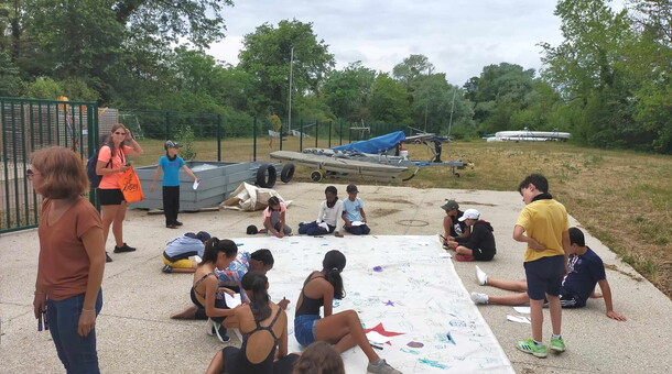 Jeux nautiques olympiques scolaires à Verneuil-sur-Seine (78) - 20 juin 2023