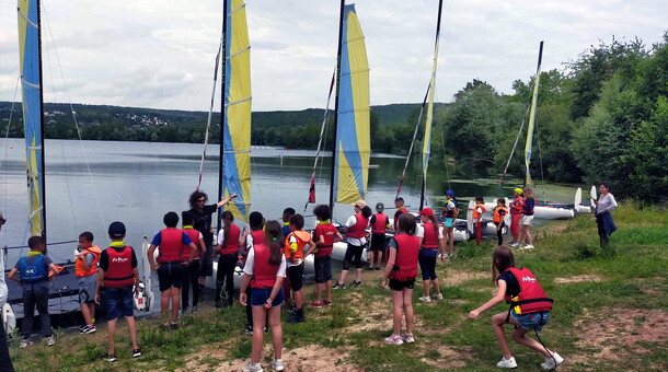 Jeux nautiques olympiques scolaires à Verneuil-sur-Seine (78) - 20 juin 2023