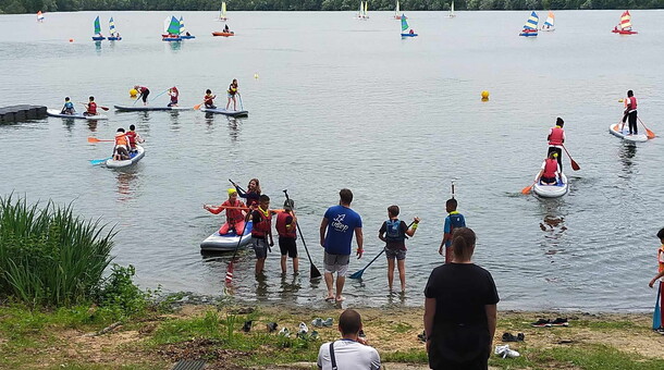 Jeux nautiques olympiques scolaires à Verneuil-sur-Seine (78) - 20 juin 2023