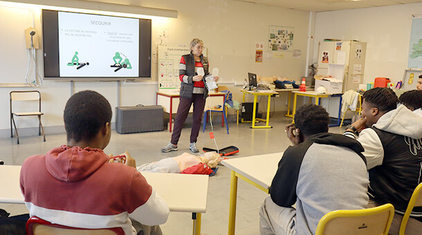 Cours prévention des risques à Jean Monet