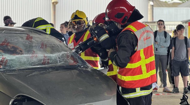 intervention des pompiers (fausse)