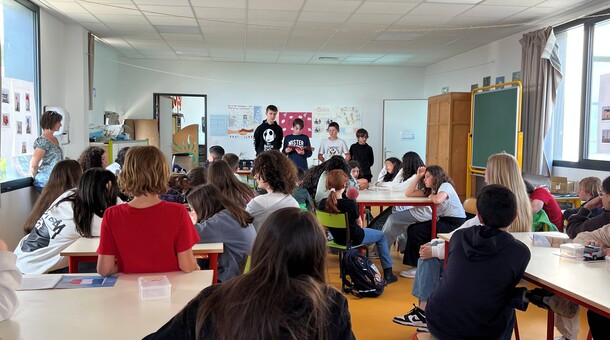 presentation d'élèves