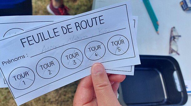 Feuille de route du parcours