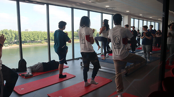 Exercice de yoga