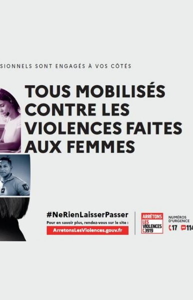 Tous mobilisés contre les violences faites aux femmes