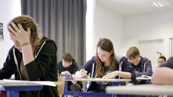 Etudiants en examen