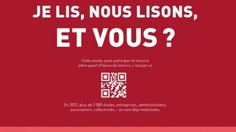 Le vendredi 10 mars 2023. Je lis, nous lisons et vous?  avec qr code 