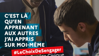 Le choix de s'engager avec le service civique : "C'est là qu'en apprenant aux autres j'ai appris sur moi-même"