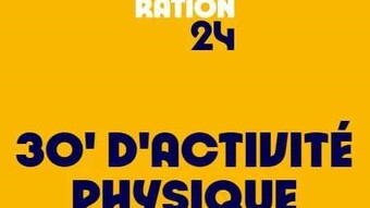 30' d'activités physique quotidienne