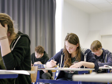 Etudiants en examen