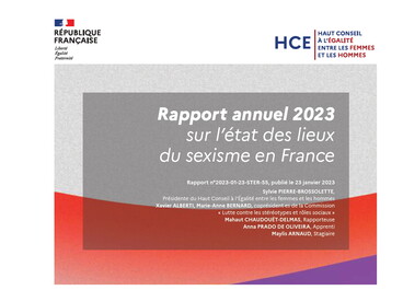 Rapport 2023 du HCE sur l'état du sexisme en France