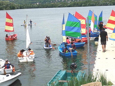 Jeux nautiques olympiques scolaires à Verneuil-sur-Seine (78) - 20 juin 2023