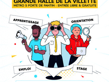 Affiche Salon Paris pour l'emploi des jeunes