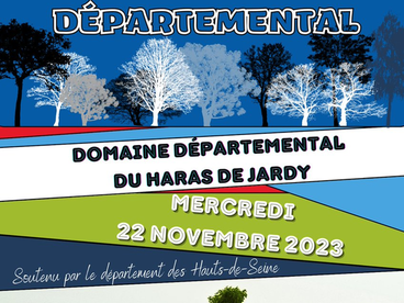 Affiche Cross départemental au haras de Jardy